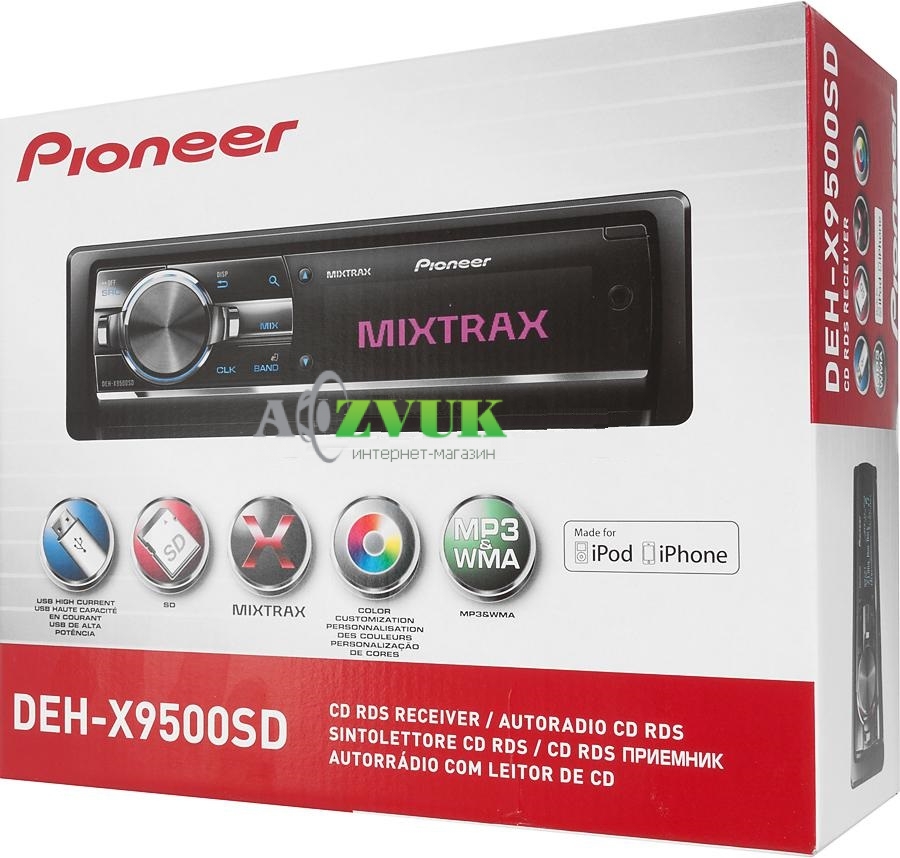 Pioneer deh x9500sd процессорная или нет